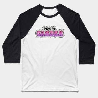 Made in Camden I Garffiti I Neon Colors I Pink Baseball T-Shirt